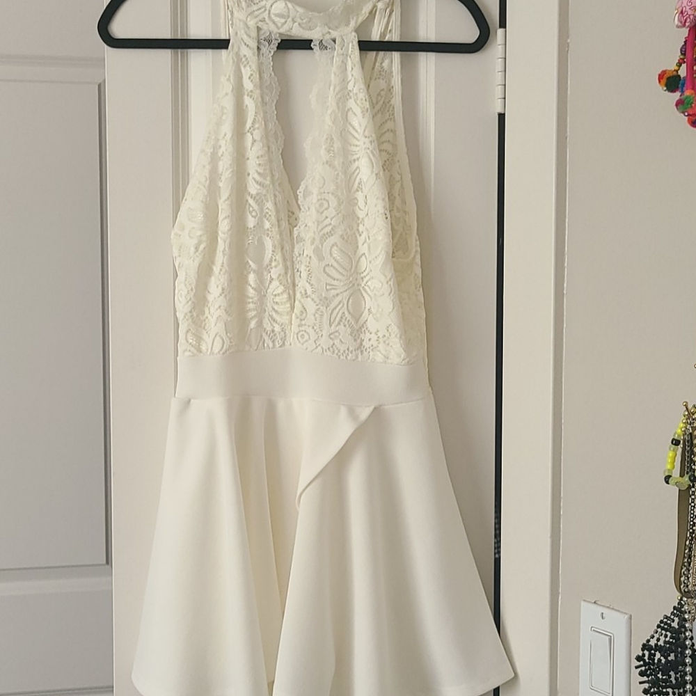 Super cute white Romper